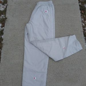 Champion Jogger Track Pants Size Medium Grey
